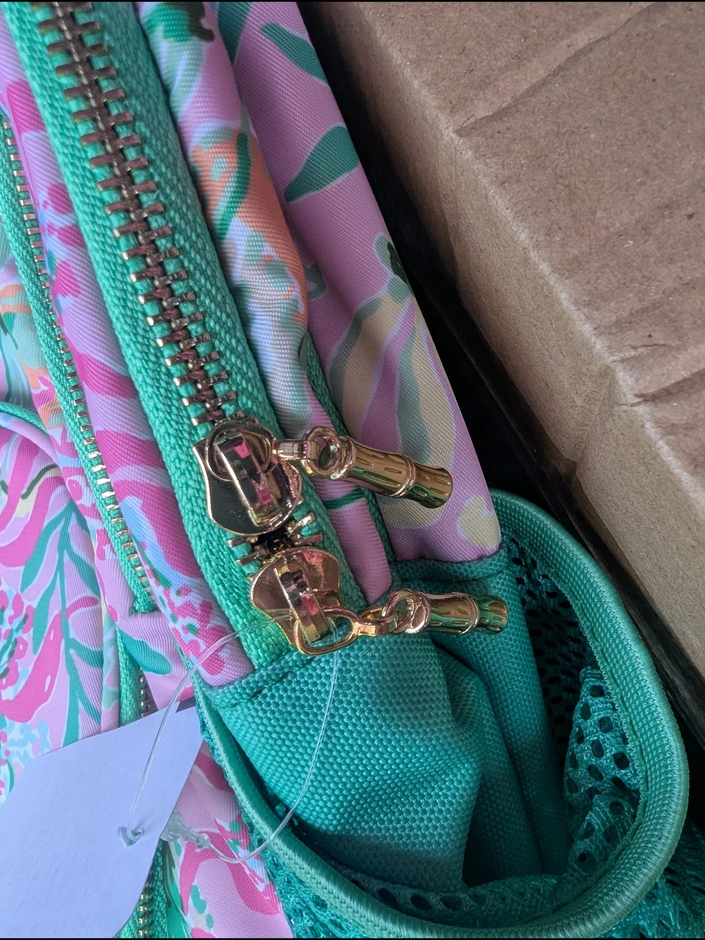 Lilly Pulitzer Women's Floral Pink & Green Backpack